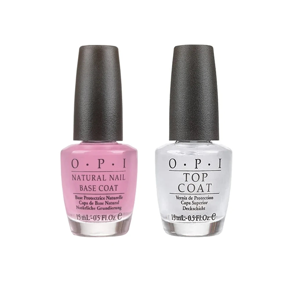 OPI Natural Nail Base Coat & OPI Top Coat allthingsnails