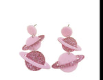 GiGi Pink Planet Earrings