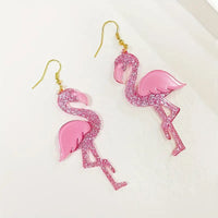 GiGi Glitter Flamingo Earrings