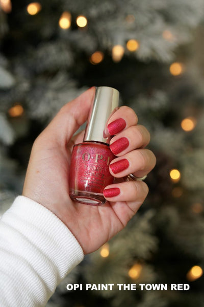 OPI Infinite Shine 'Paint The Tinseltown Red' #1G