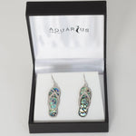 Paua Jandal Filigree Earrings